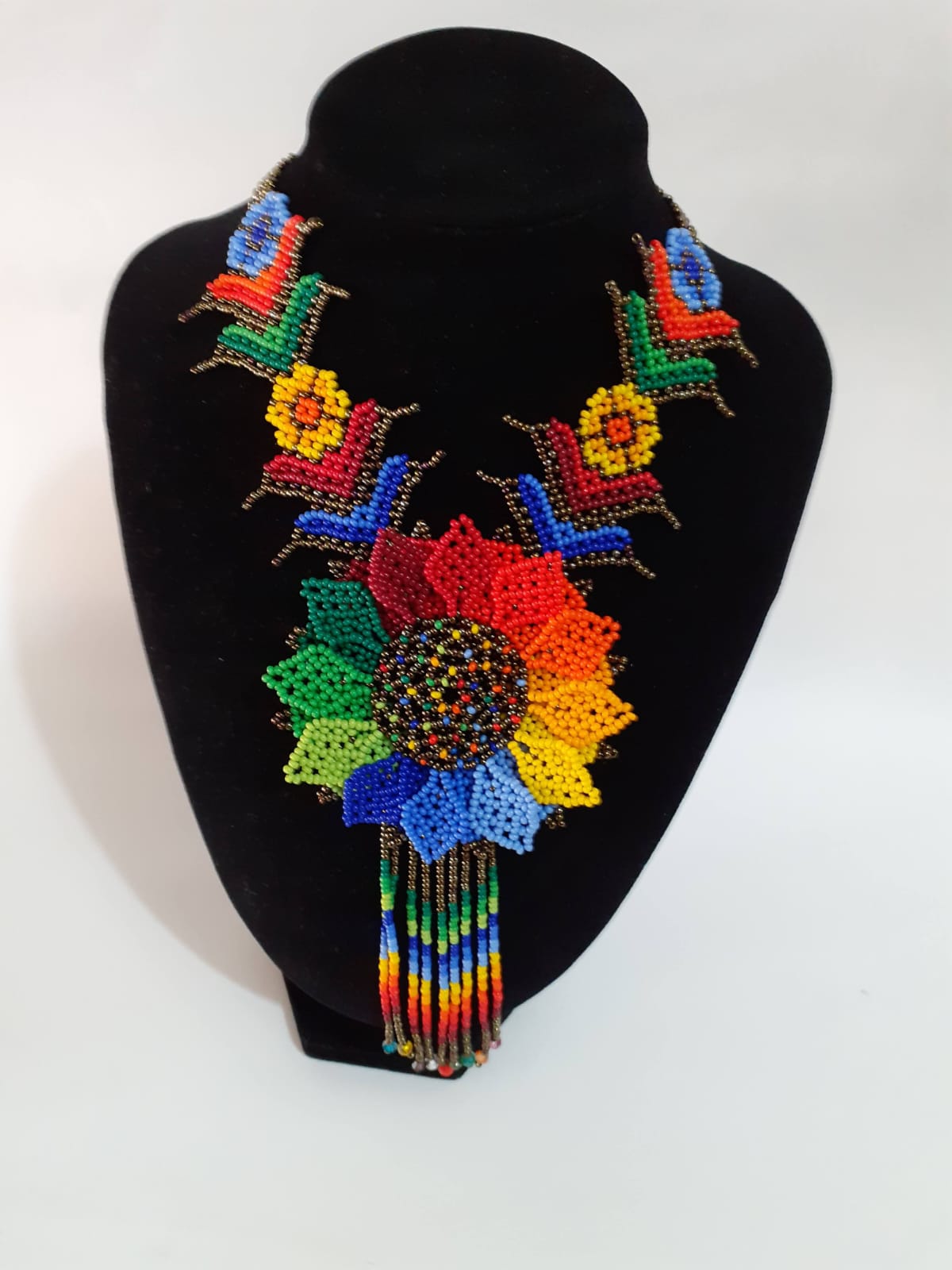 Unique Andean Necklace Handmade by Ecuadorian Artisan Women 4
