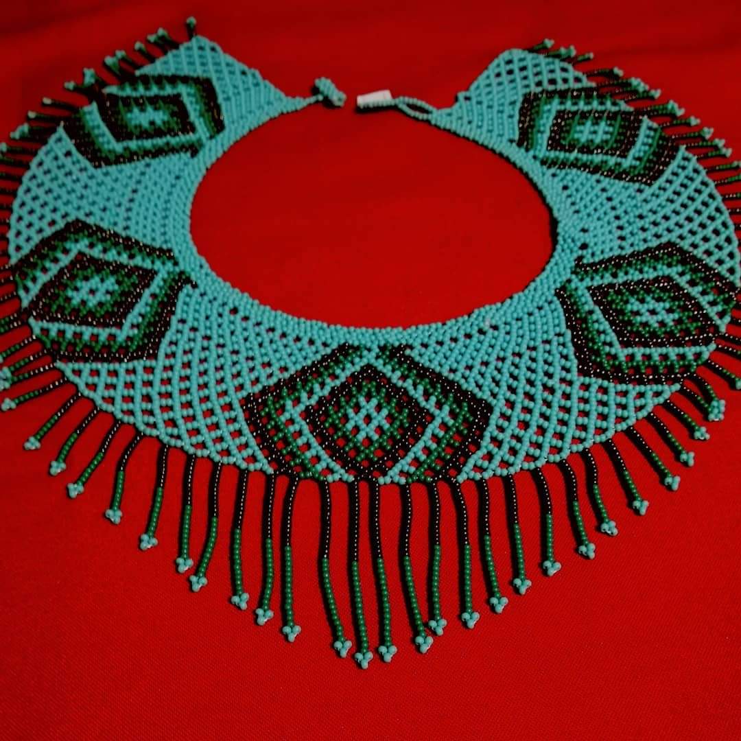 Unique Turquoise Beaded Necklaces Handmade by Ecuadorian Artisan Women