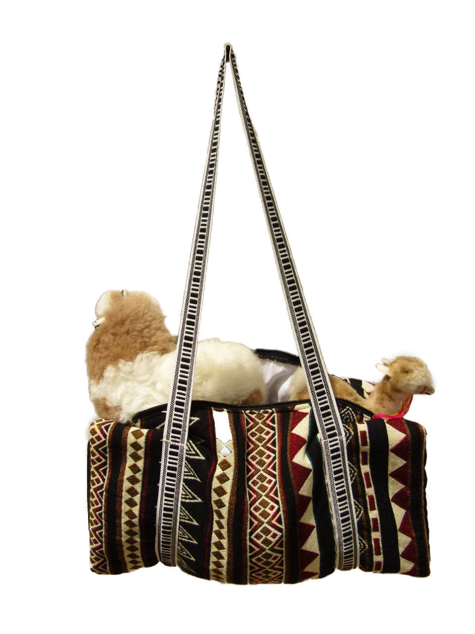 Alpaca/acrylic blend carry on bag, beach bag, diaper bag, overnight bag, lightweight travel bag